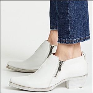 Frye Sacha Moto Shortie Leather Boots